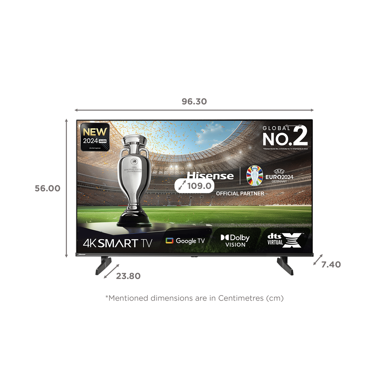 Buy Hisense A65N 109 cm (43 inch) LED 4K Ultra HD Google TV with